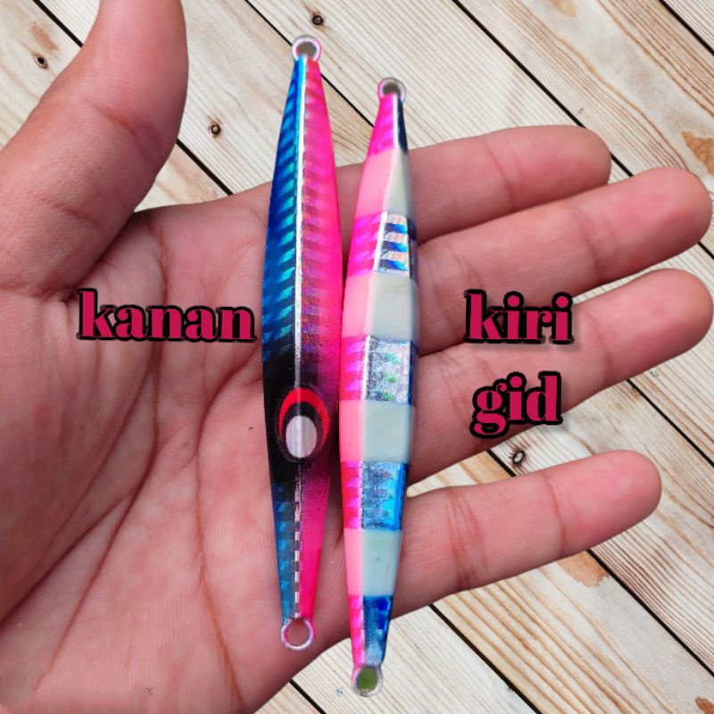 metal jig 60g microjig 60g gid micro jig gid metal jig menyala umpan jig 60g umpan casting 60g umpan
