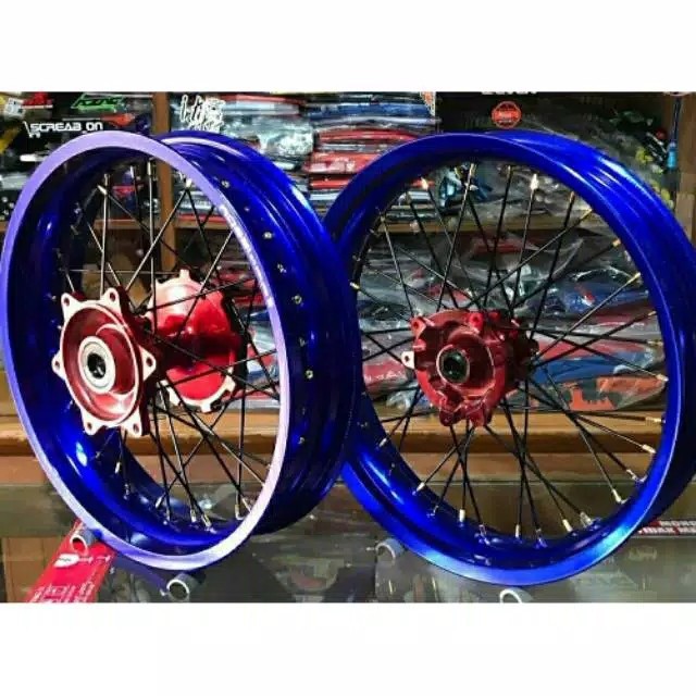 VELG SET CRF 150 L RING 17/300/350/LUBANG 36