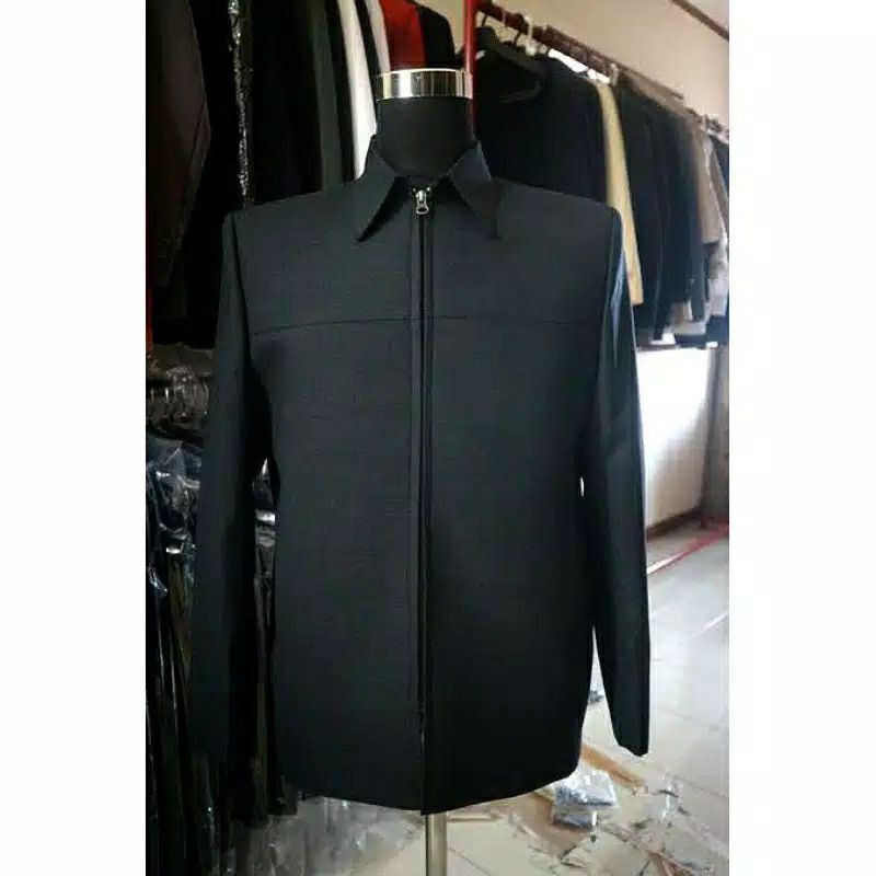 Jasket pria Hijau / Jasket Size Jumbo / Jasket Guru / Jasket santri