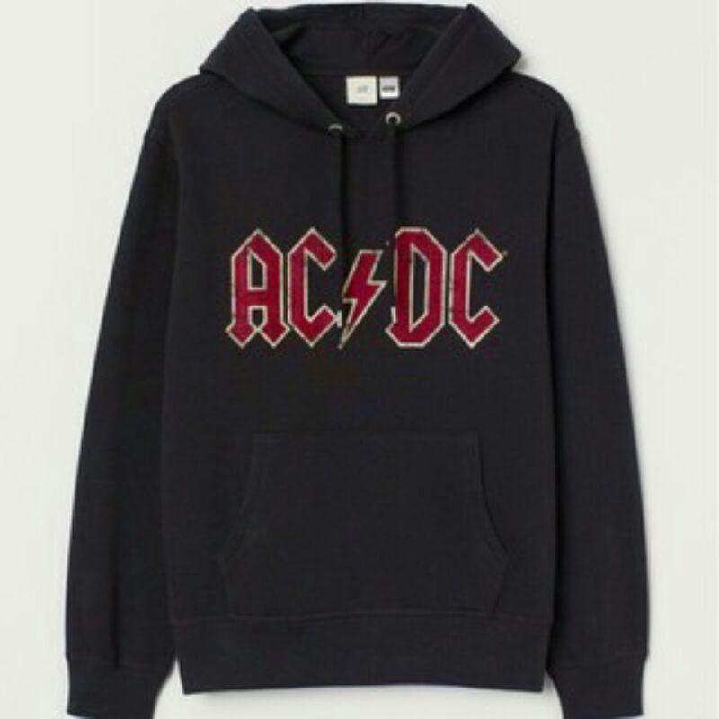 HOODIE ACDC BLACK