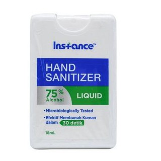 INSTANCE Hand Sanitizer Liquid Spray Pocket size (18 ml