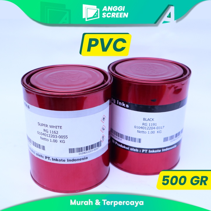 Cat Sablon Oilbase PVC Super White 500gr