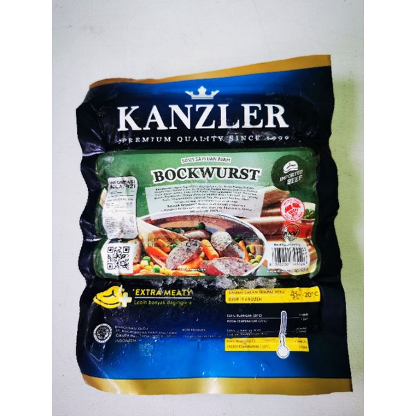 

Kanzler Bockwurst sosis sapi dan ayam isi 5 360gr