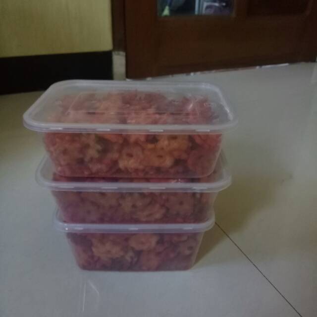 Krupuk seblak bantet kemasan toples