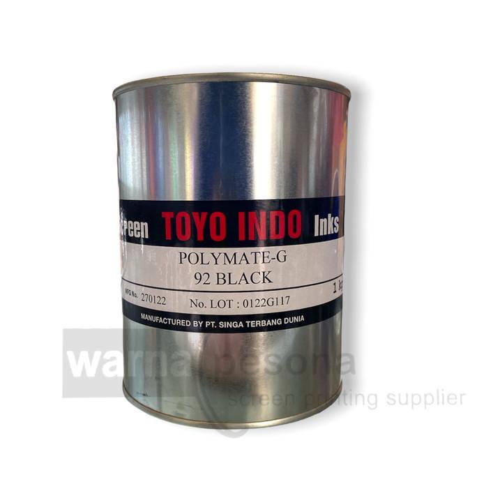 

Office & Stationery | Alat Tulis | Cat Tinta Sablon Plastik Toyo Indo Polymate-G 92 Black 1 Kg | Best Seller