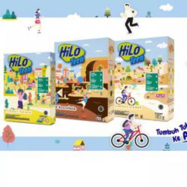 

Hilo Teen kemasan 250 gram