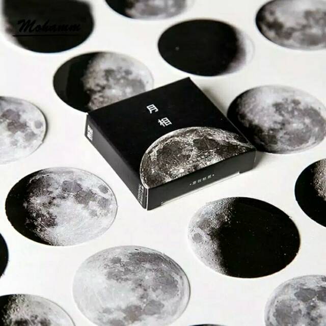 

45pcs / box Sticker Moon sticker aesthetic