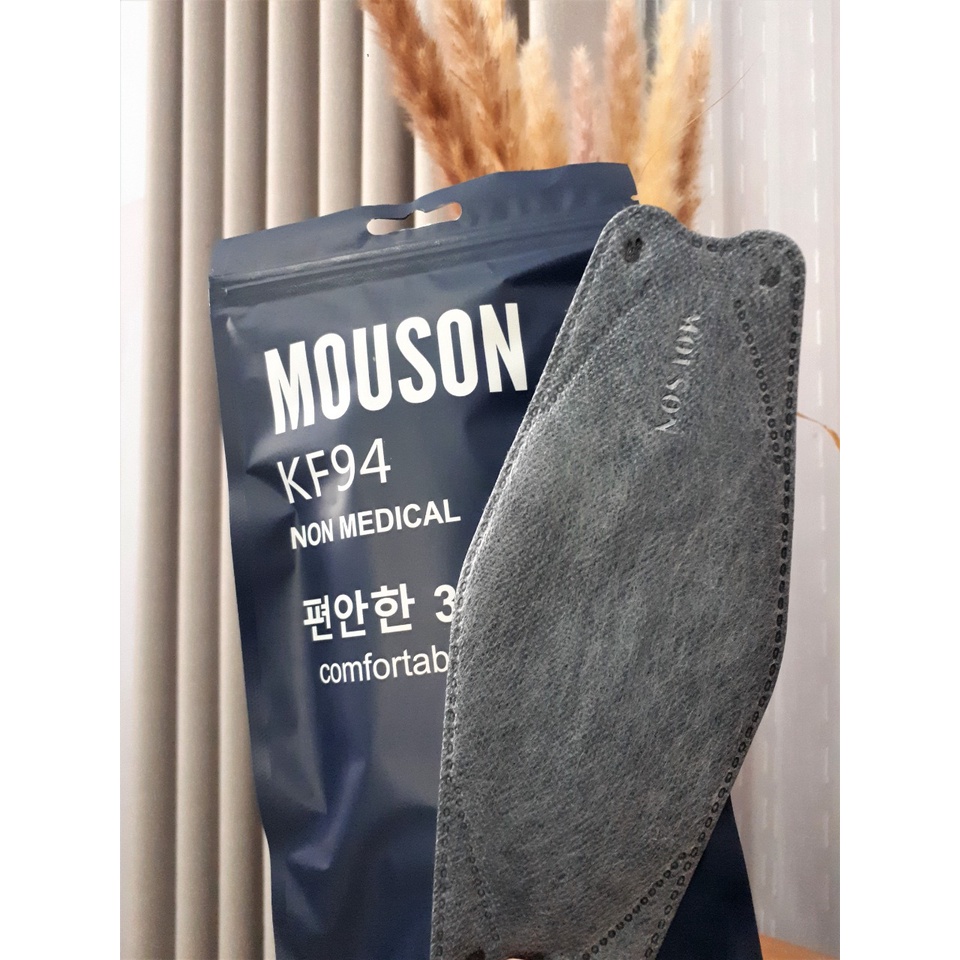 Masker KF 94 Mouson Original Masker Korea Kf94 Emboss Mouson 4 Ply Isi 10pcs/pack