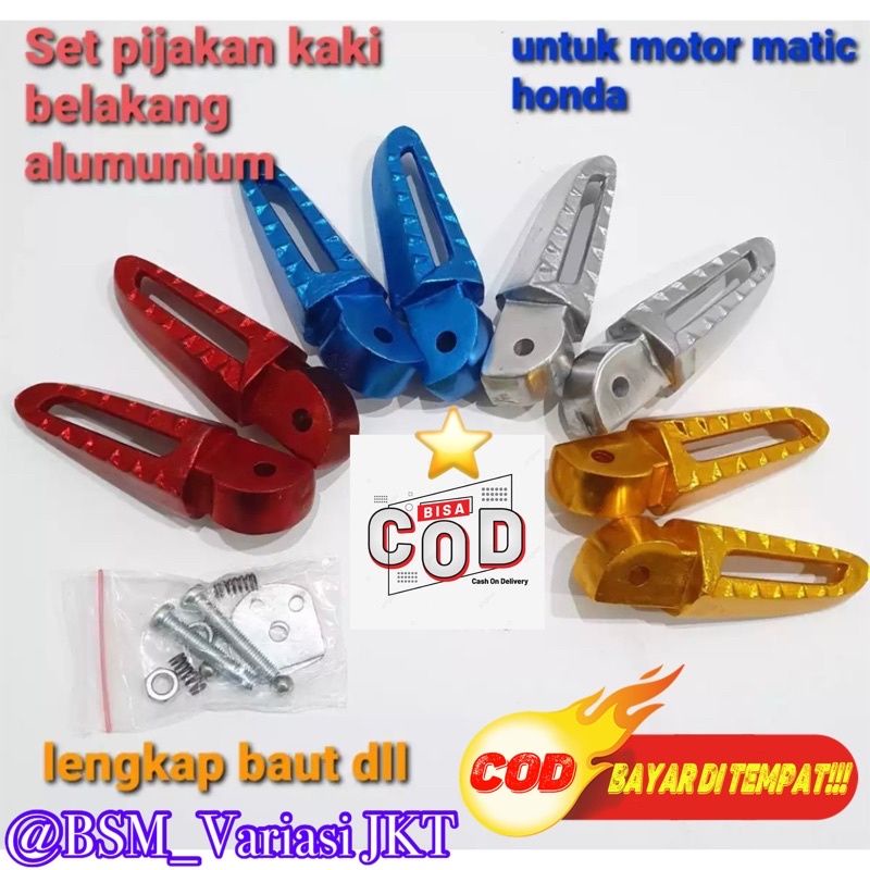 Step Pijakan Kaki Step honda scoopy beat vario110 vario 125 vario 150 old/new vnc