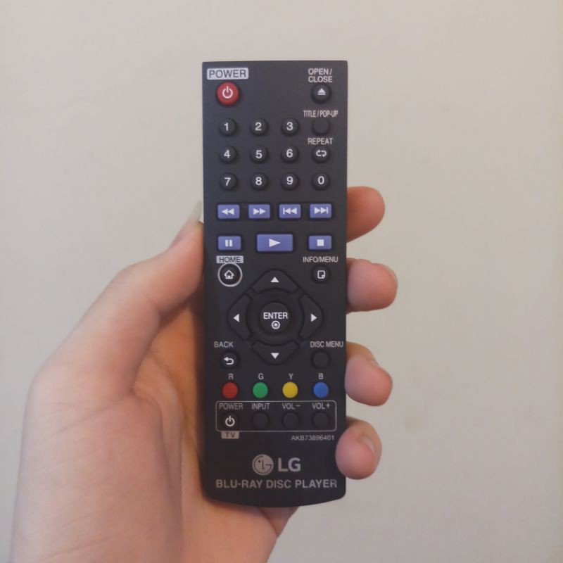 Remote Blu-Ray Disc Player LG AKB73896401