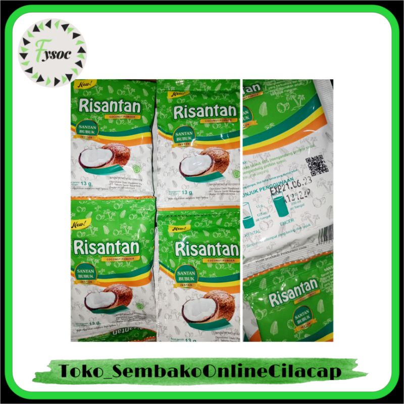 RISANTAN 13GR SANTAN BUBUK INSTANT COCONUT POWDER