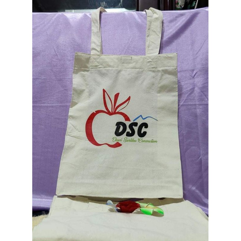 Goodie bag kain blancu / Tas souvenir /tas seminar