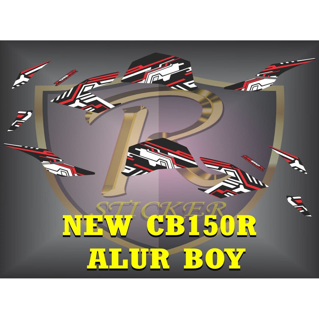 stiker striping new cb150r aksesoris cb150r motor honda CB150R alurboy