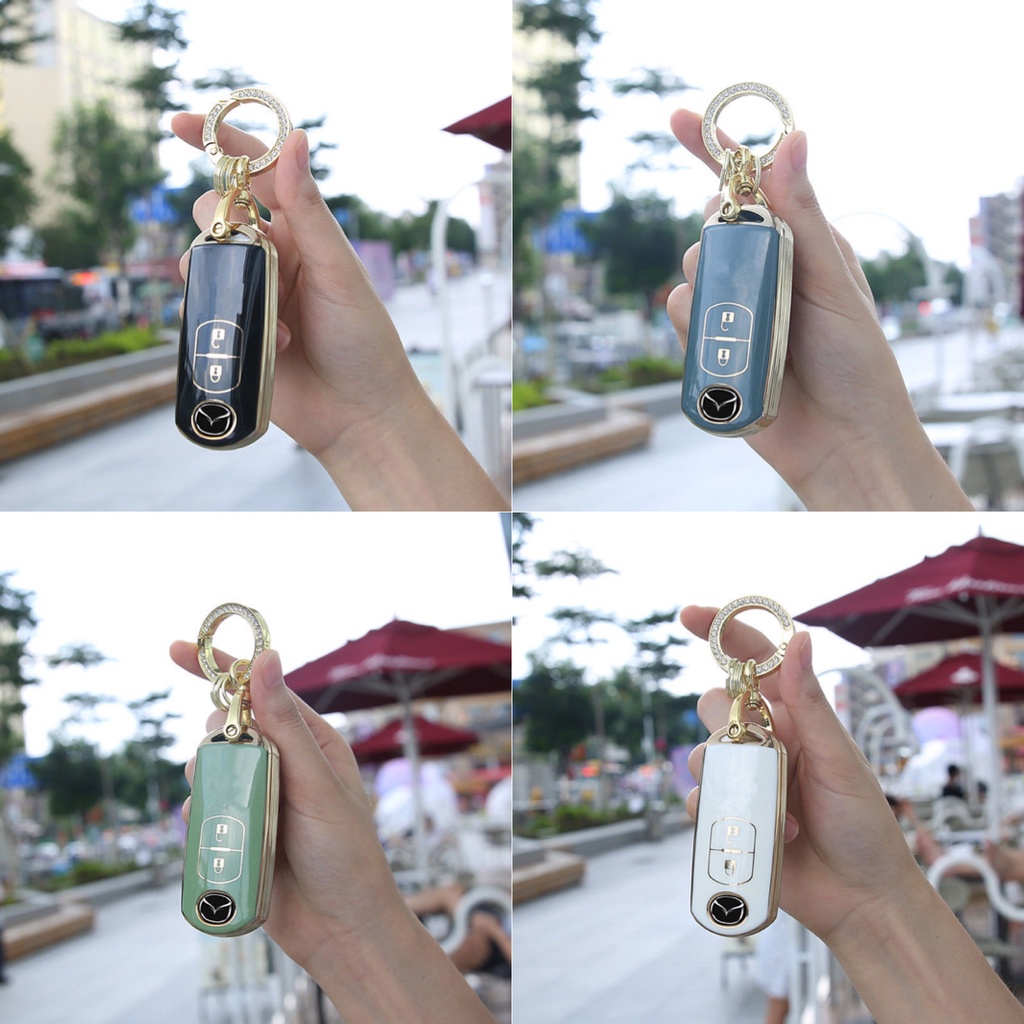 Casing Kunci remote Mobil Bahan TPU Untuk mazda 2 3 5 6 Cx-4 Cx-5 Cx-7 Cx-9 Cx-3 Cx5 mazda 2