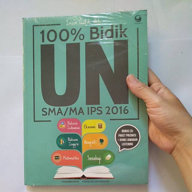 Buku 100% Bidik UN SMA/MA IPS 2016