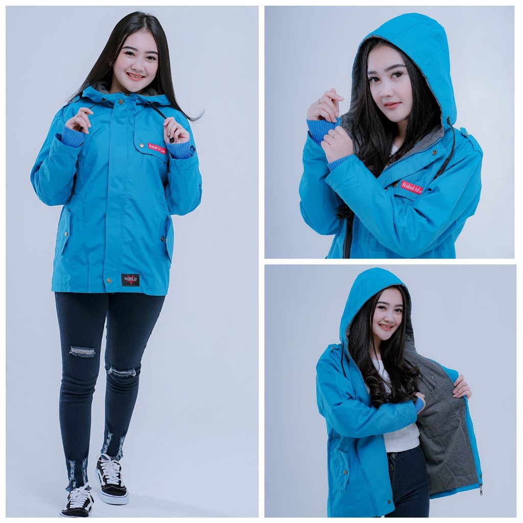 PROMO !! JAKET WANITA TERBARU REBEL ID BLAZER CEWEK PARASIT JN BAHAN LEMBUT HALUS DAN TIDAK PANAS