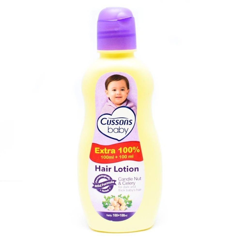 Cussons Baby Hair Lotion 100ml extra 100ml ORIGINAL-BPOM