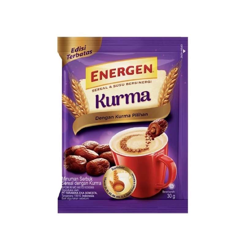 

ENERGEN KURMA ISI 10 SACHET