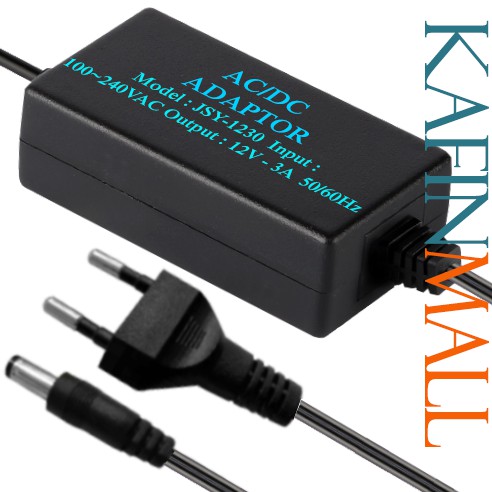 ADAPTOR CCTV / ADAPTOR 12V 3A / ADAPTOR LAMPU / ADAPTOR KIPAS /juga LED Strip 12V  3A