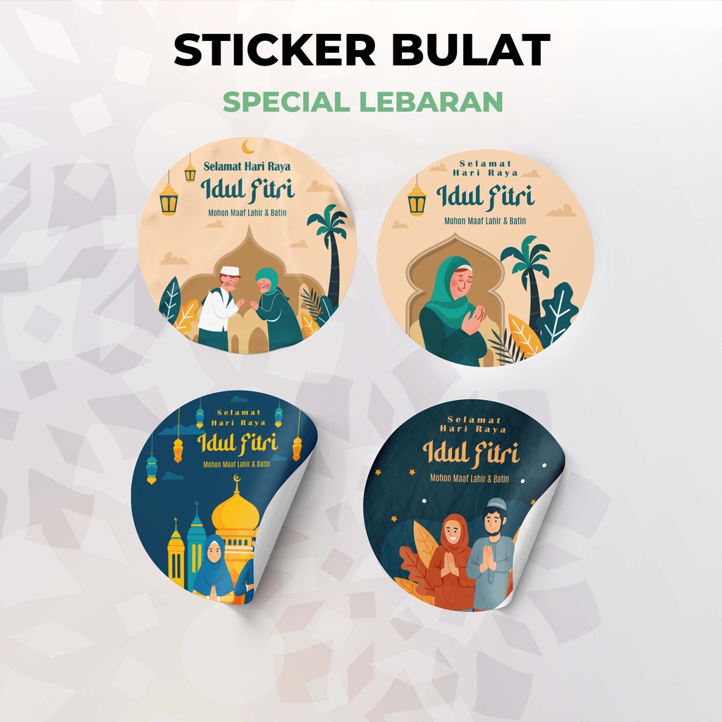 

Artomaringi Stiker Idul Fitri/Stiker Lebaran/Stiker Ucapan Hari Raya F06