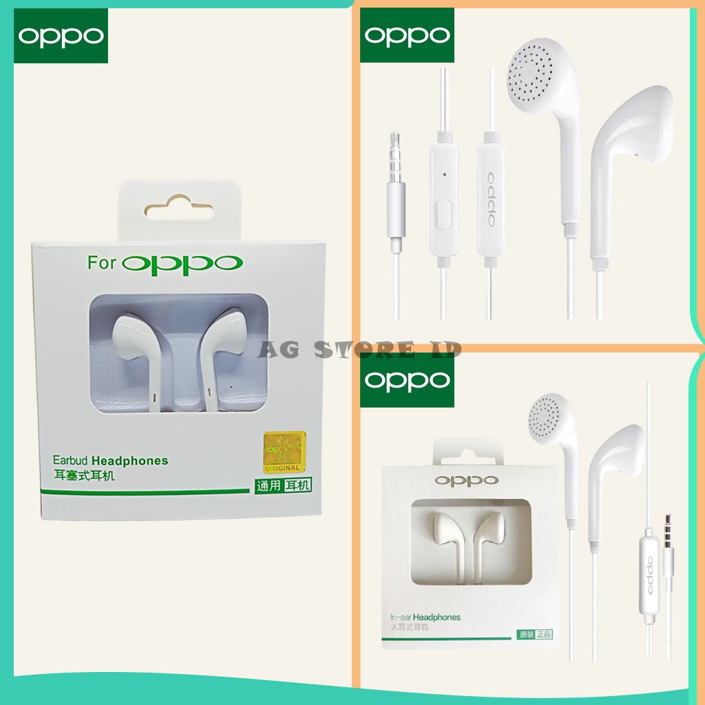Headset OPPO A3S A5S / Headset OPPO MH133 / Handsfree OPPO / Earphone OPPO
