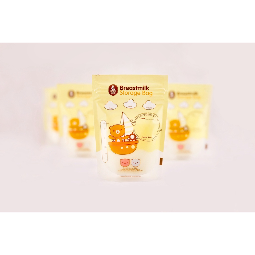 Mamabear Kantong ASI 120ml Mama Bear Asibag Breast Milk Storage isi 30 bag Plastik Breastmilk