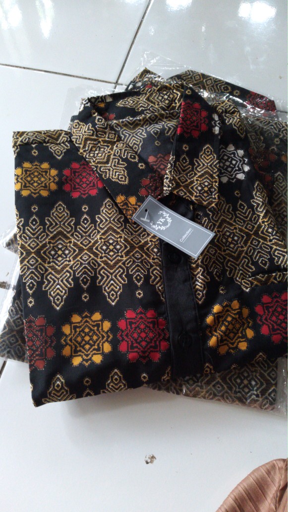 Kemeja Batik Prada Dewasa Lengan Pendek Premium Jumbo