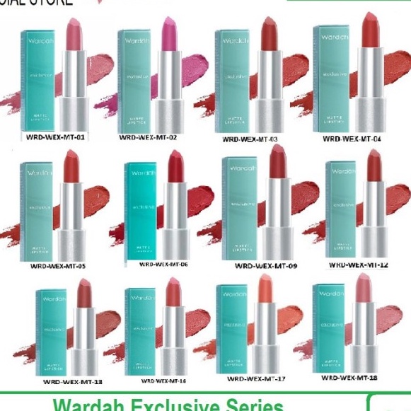 Wardah Exclusive Matte Lipstick (kemasan baru)