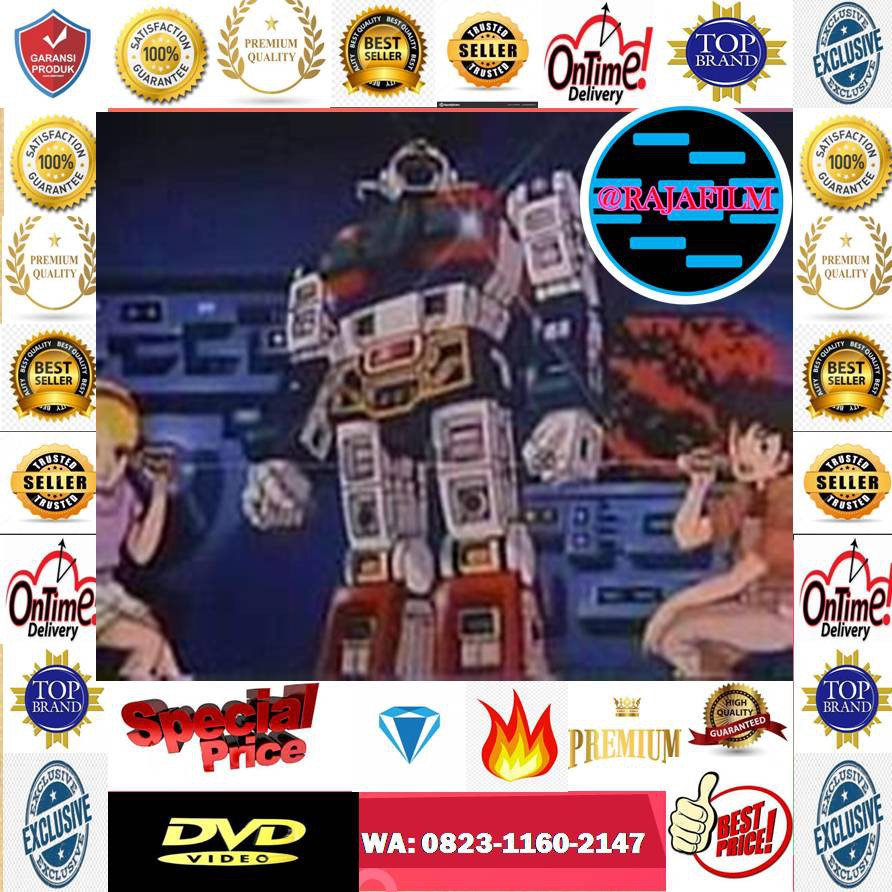 Kaset CD DVD Film Mecha Senshi Laserion