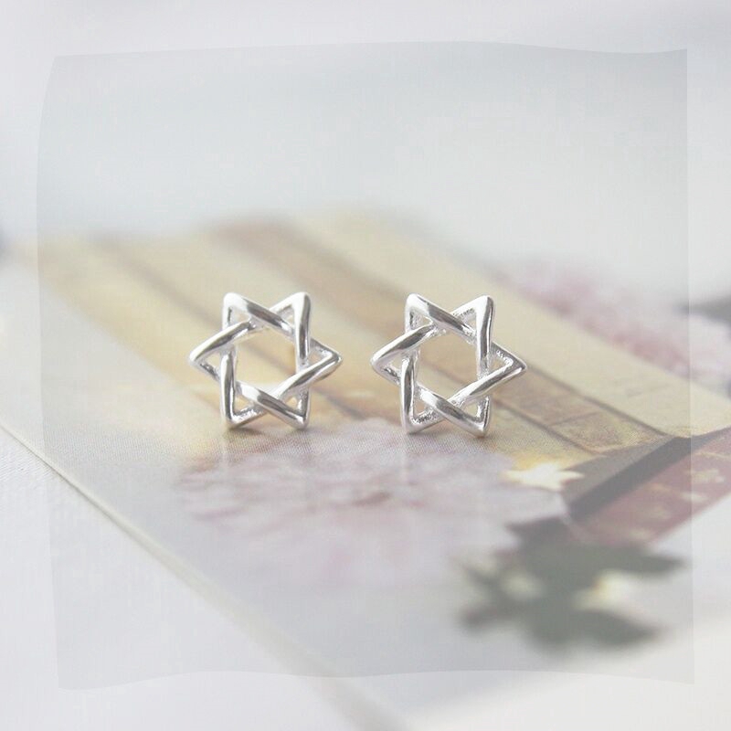 Mini Six-point Star Hypoallergenic Earring Women Korean Styles Earings Gift Sexy Girl Jewelry