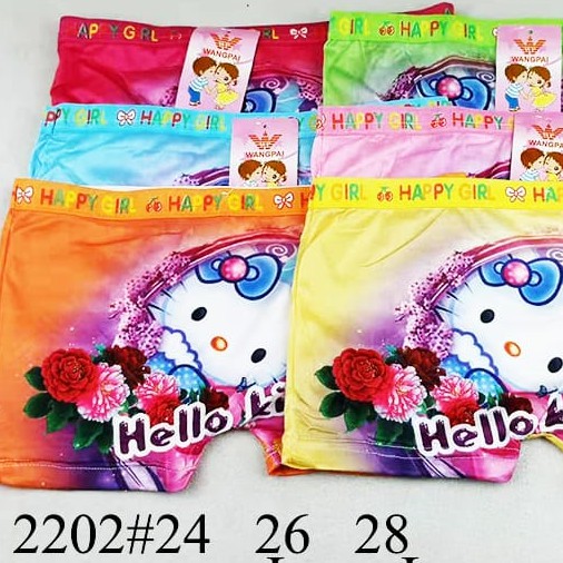 Celana Dalam Boxer Anak Perempuan Ukuran M,L,XL 2202