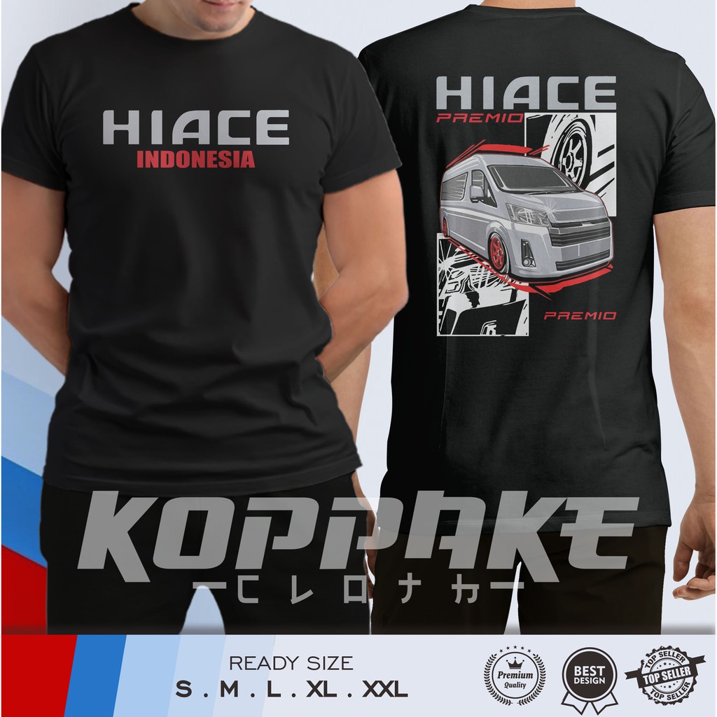 Kaos Mobil Toyota Hiace Premio Baju Otomotif