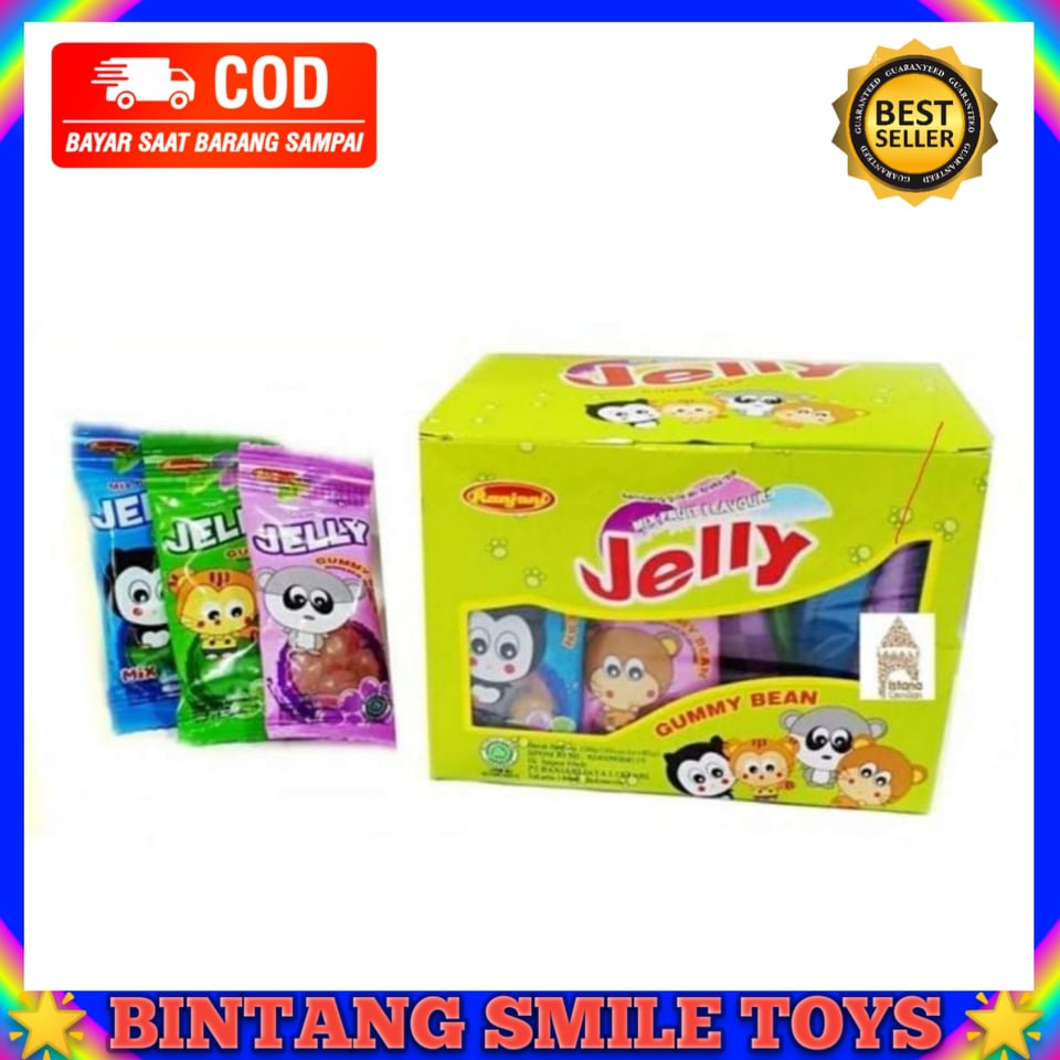 

PERMEN RANJANI JELLY GUMMY BEAN CANDY PERPCS PROMO TERMURAH COD