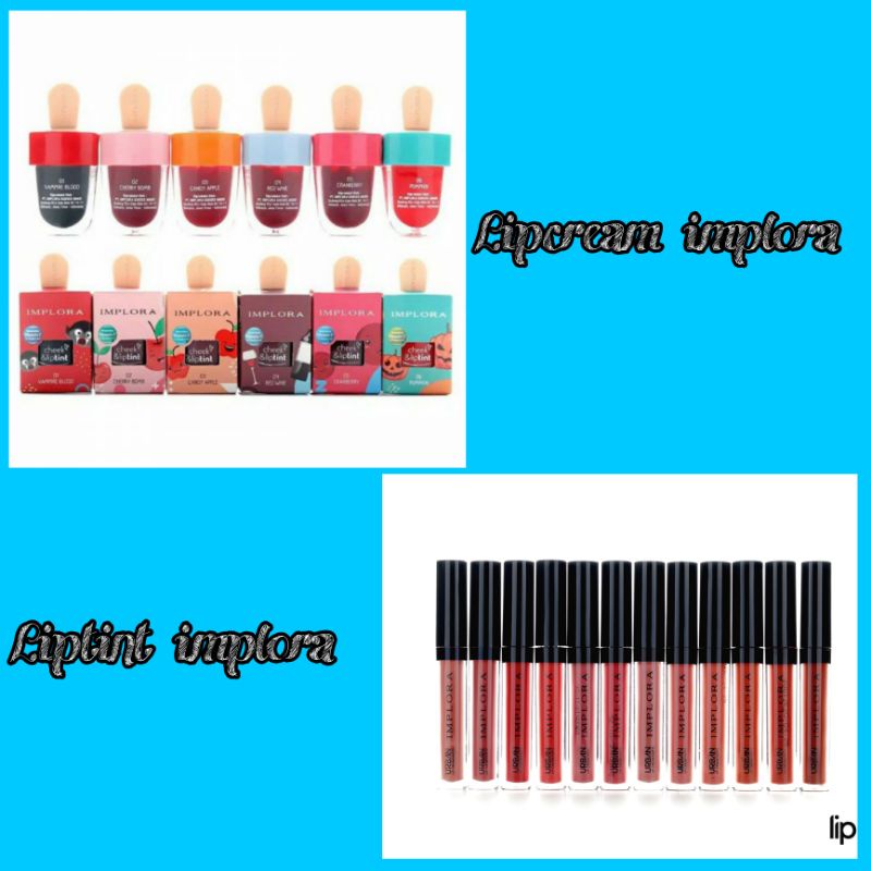 (PER PC) IMPLORA URBAN LIPCREAM MATTE / IMPLORA LIP CREAM/ LIPTIN IMPLORA