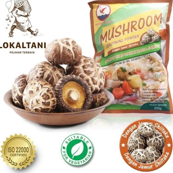 

Kaldu Jamur Shitake Mushroom Seasoning Powder Herring Brand 454 gram