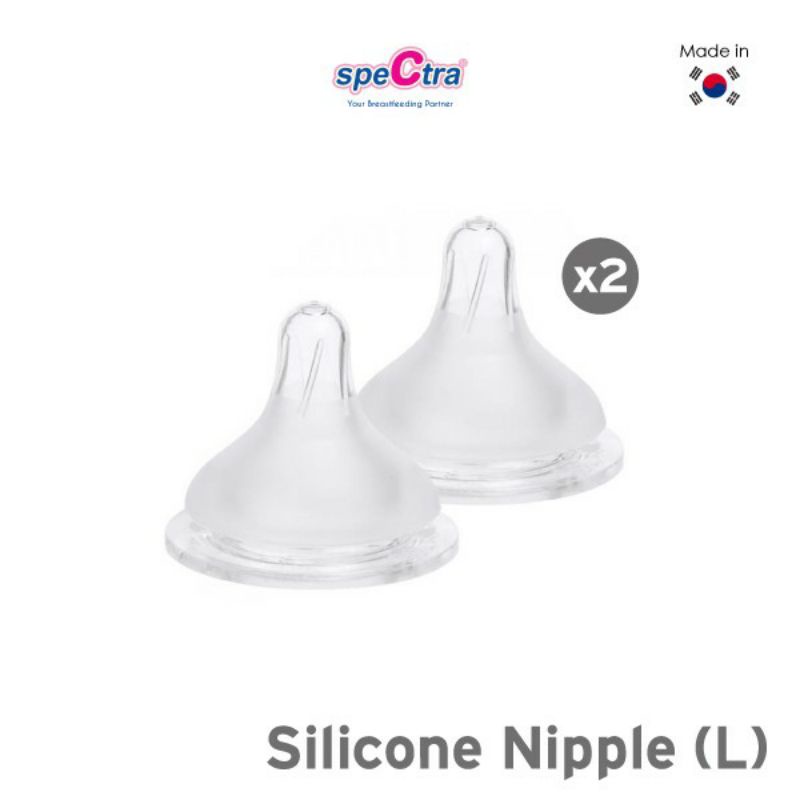 Spectra Nipple Silicone Isi ( 2 ) L / spectra dot silicone isi 2 size L