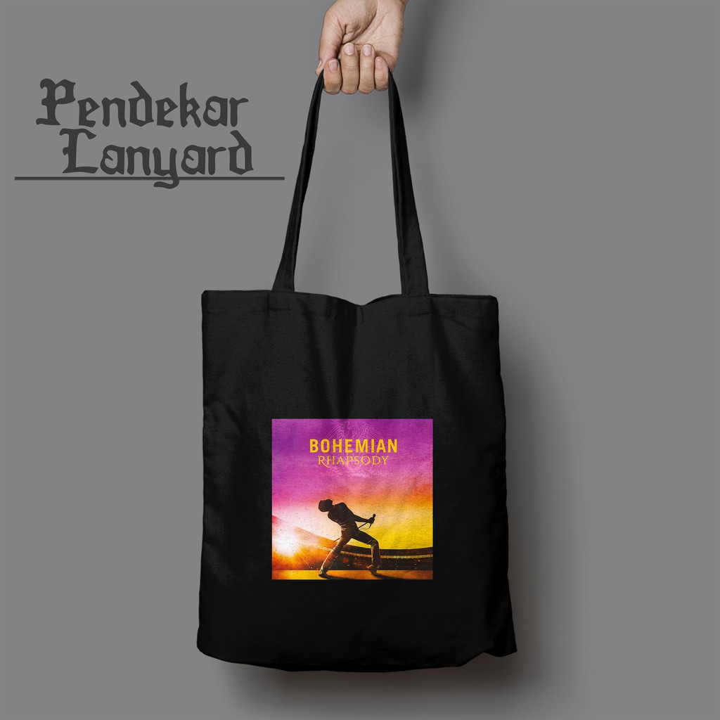 BOHEMIAN RHAPSODY Totebag Band Musik Tas Jinjing Pria Wanita Kekinian Penawaran Spesial