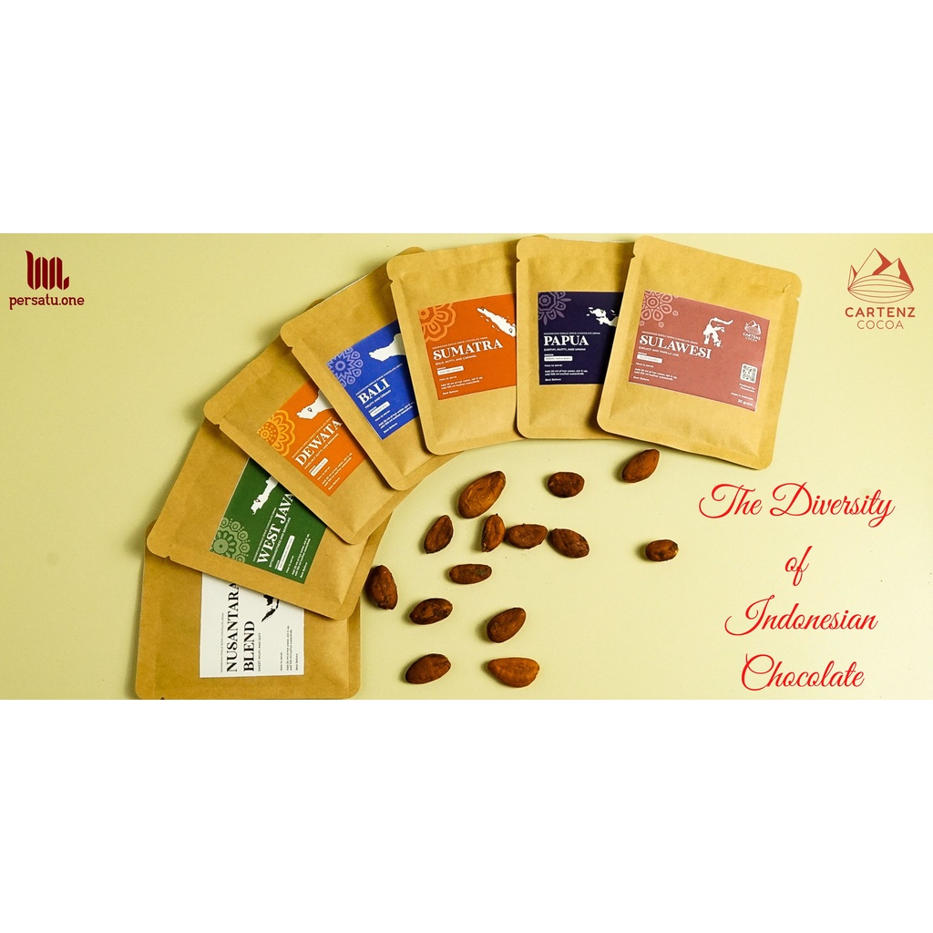 

[CARTENZ COCOA] Paket Tester/Sampel Cokelat Indonesia 3 in 1 Sachet Chocolate Drink Cartenz Cocoa Untuk Kafe, Restoran, Rumah Tangga