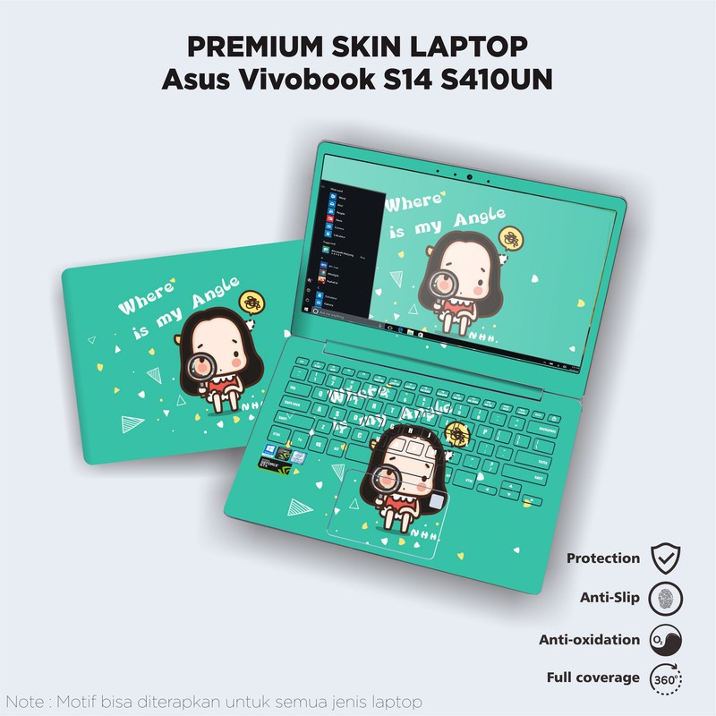 Garskin Laptop Fullbody Asus Vivobook S14 S410UN ANGGEL