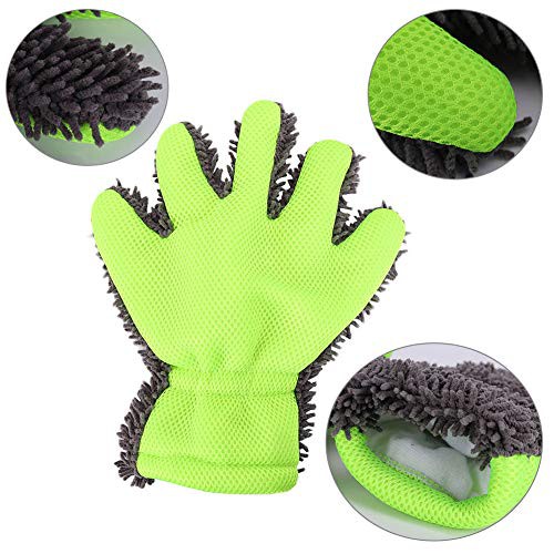 Sarung Tangan Serat Microfiber Cendol Lap Mobil | Car Wash Mitt