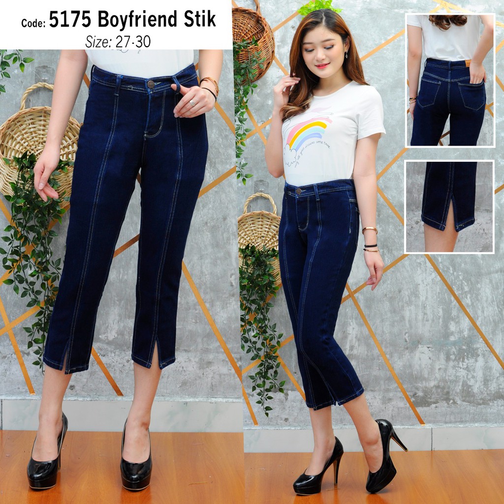 MC girl Celana Jeans Boyfriend 7/9 / Celana 7/9 / Celana Boyfriend / Celana Jeans Kulot/Celana Lepis