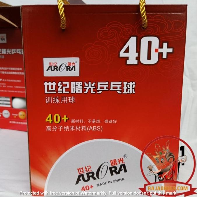 ORIGINAL 100PCS BOLA PINGPONG BANYAK TRAINING TENIS MEJA AURORA KUAT STABIL
