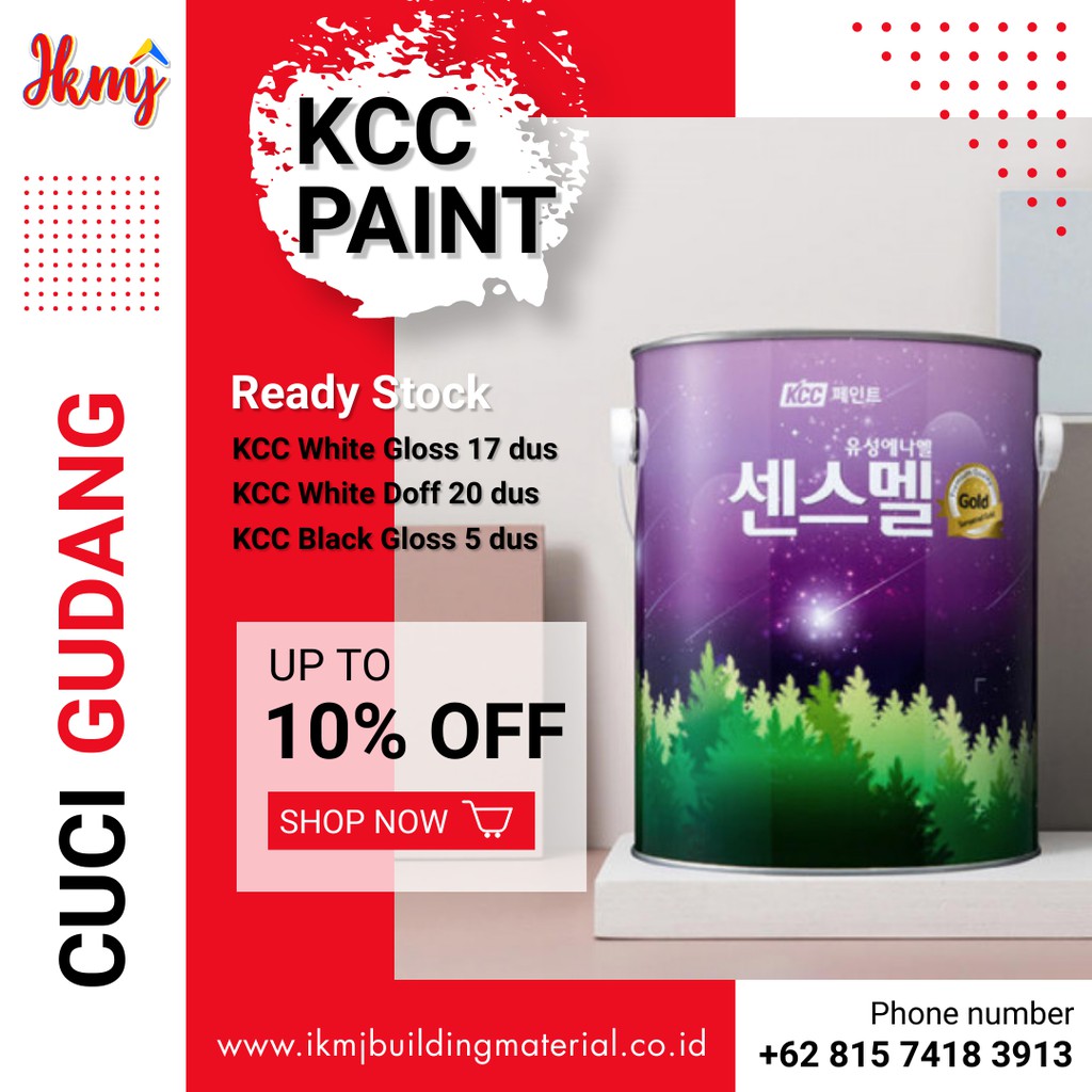 PROMO Cat Minyak / Besi KCC Paint 1L