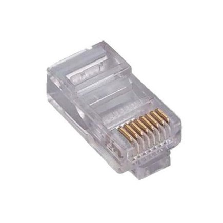 Konektor Rj45 Lan Cat 6 Isi 50pcs NYK Original - Rj 45 Satu Kotak Isi 50Pcs Untuk Cat6 Original NYK