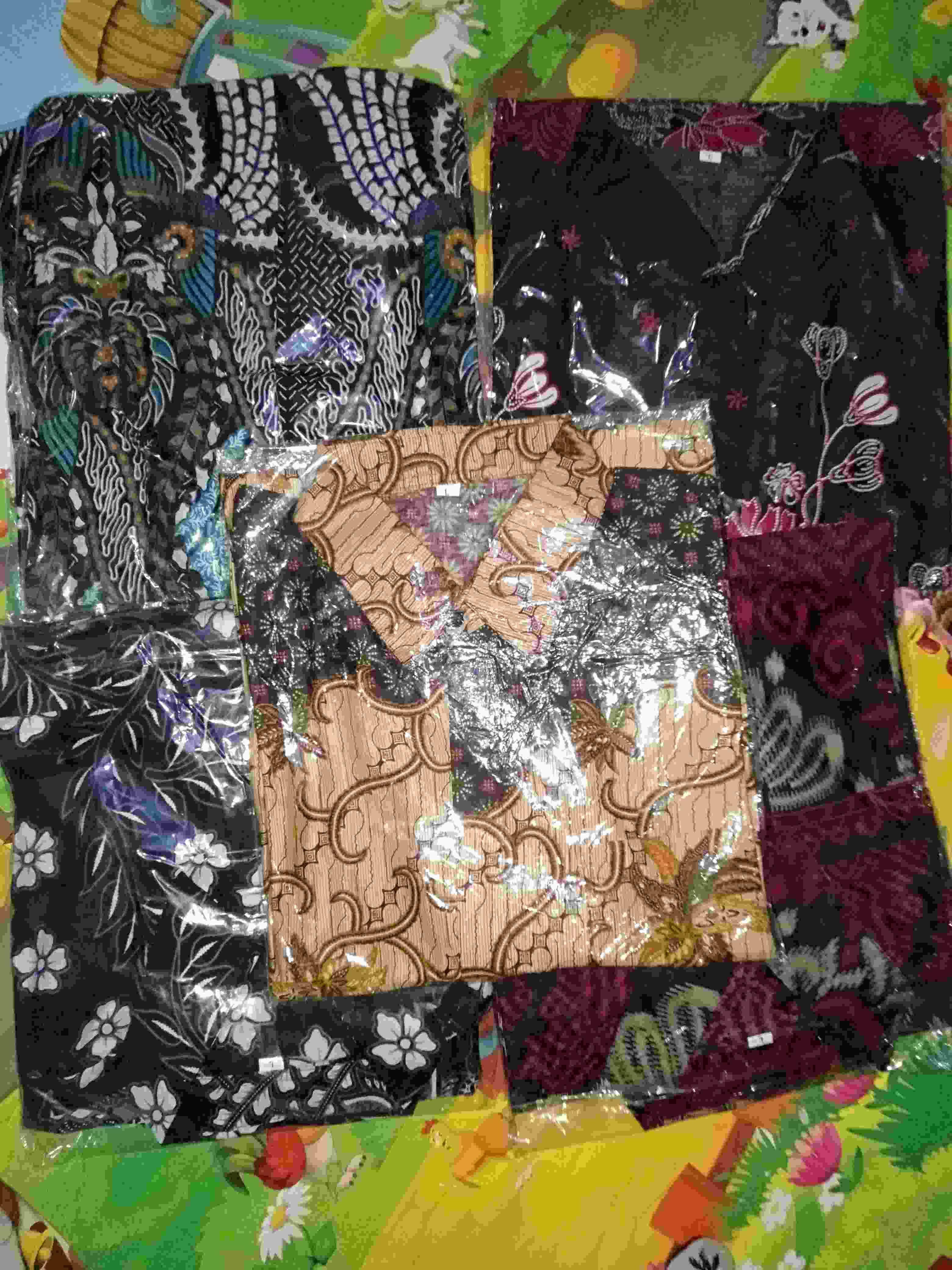 Kemeja Batik Lengan Panjang Batik  Danabrata Pria Motif Songket Hijau Kode 031 M L Xl Xxl Regular