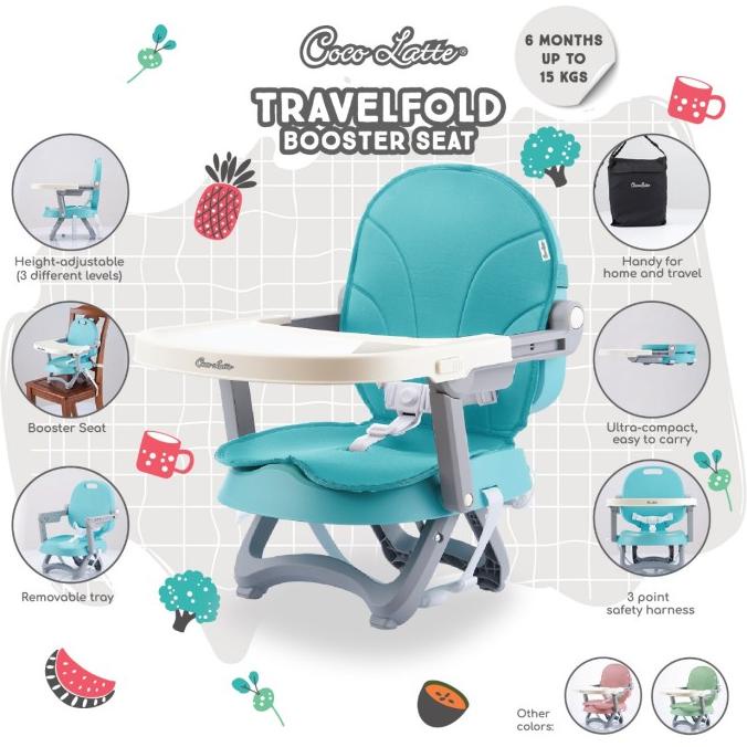 COCOLATTE TRAVELFOLD BOOSTER SEAT / Kursi Makan Bayi