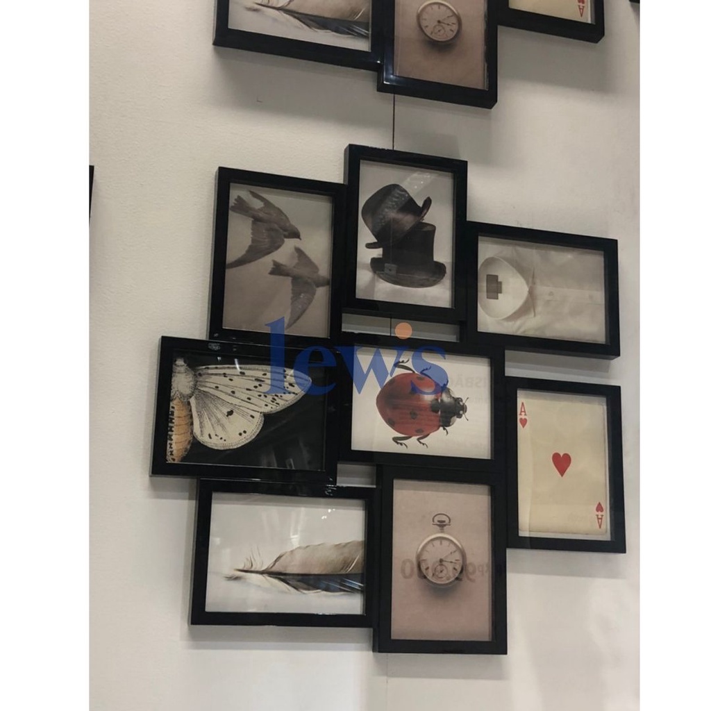 Jual IKEA VAXBO Bingkai Foto / Frame Photo/kolase untuk 8 gambar 13x18 cm, Pilihan warna VA1981