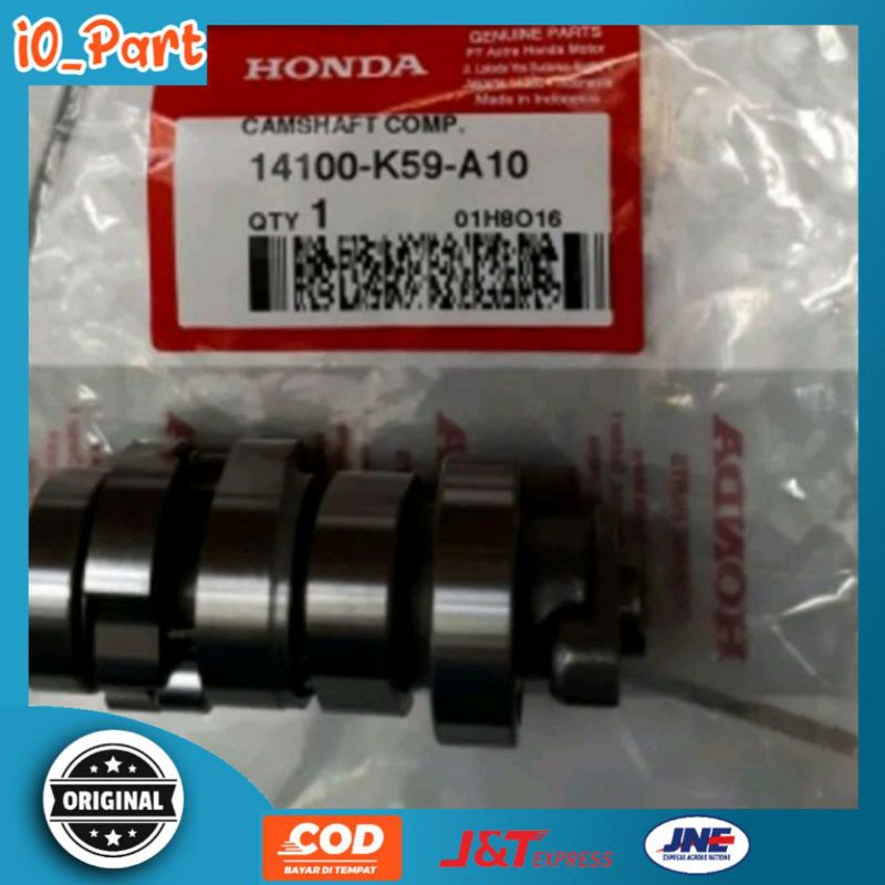 14100-K59-A10 Noken As Camshaft Poros Penggerak Klep Vario 150 LED 2015 - 2017 Ori AHM