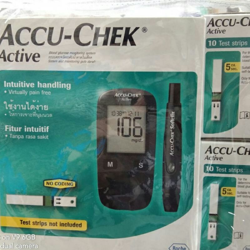 Alat Tes Cek Gula Darah / Accu-Check Active Accu