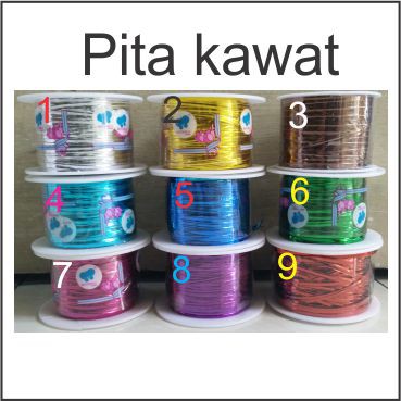 Kawat Souvenir pita metalik